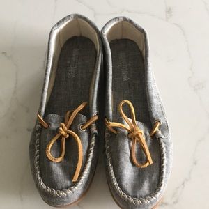 Minnetonka moccasins.